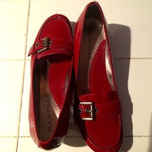 Rampage Red Kitten Heels